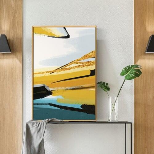 Modern Abstract Entrance Decorative Painting Corridor Hallway Hanging Painting Large Size Office Wall Painting Northern European