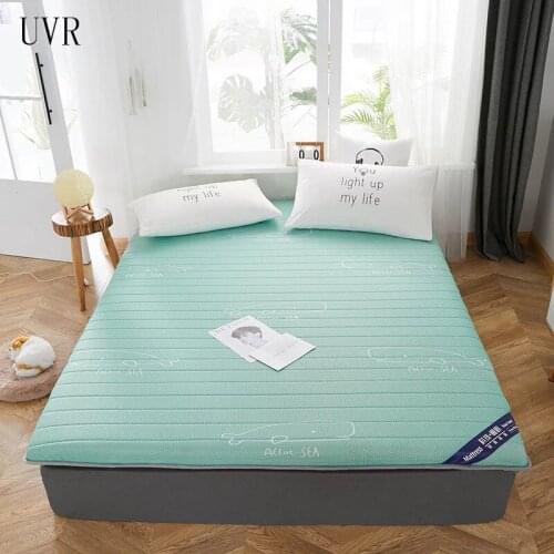 UVR Four Seasons Universal Breathable Mesh Latex Mattress High Density Memory Foam Filled Tatami Bed Mat Fast Rebound Floor Mat