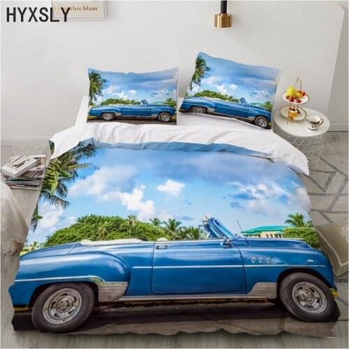 High Quality Racing Car Printed Duvet Cover with Pillow Case Bedding Set Single Double Twin Full Queen King Bedclothes No Sheet