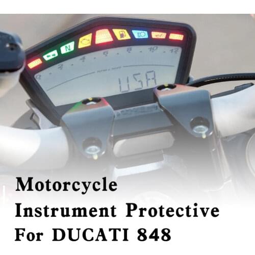 For DUCATI 848 1098 1198 Motorcycle Speedometer Scratch Cluster Screen Protection Film Protector