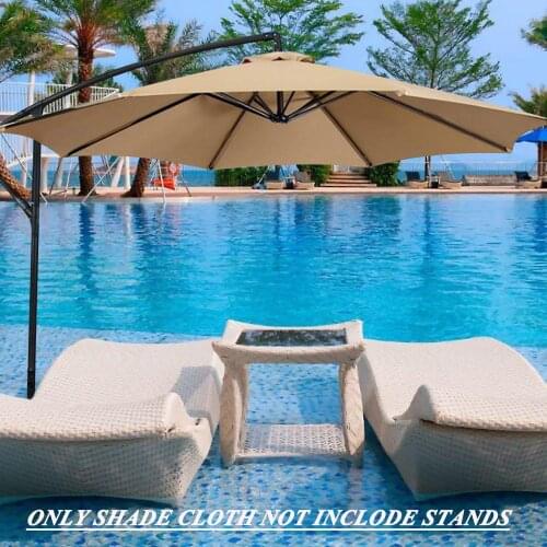 2.7/3m Patio Umbrellas Outdoor Camping Tents Garden Sun Shade Sail Weatherproof Cantilever sunshades Rain Cover Accessories