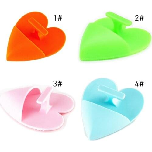 1pc Silicone Heart Shape Make Up Washing Brush Facial Cleansing Brush Face Washing Exfoliating Blackhead Remover