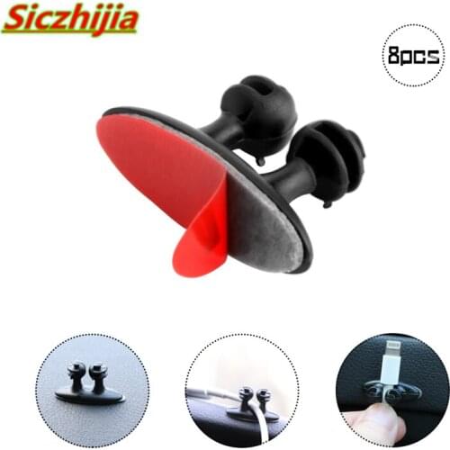 8. Car multi-function charger line buckle headset clip for Skoda Octavia Fabia Rapid Superb Yeti Roomster