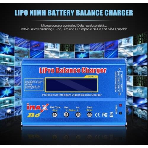 IMAX B6 Digital RC Lipo NiMh Battery Balance Charger AC POWER 12V 5A Adapter FOR Vehicles Remote Control Toys Helicopters