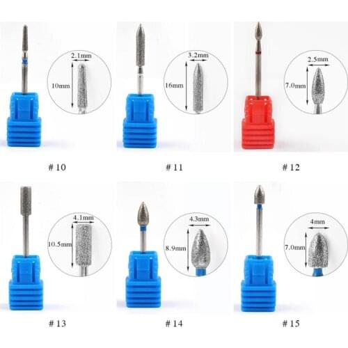 1Pc Tungsten Nail Drill Ball Rotary Bit Milling Cutter Files 1.9-6mm Manicure Burr Cuticle Clean Polish Machine Accessory