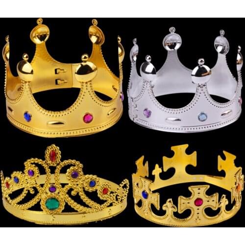 Toy Crown of the King Prince Epiphany Three Kings Day Happy Birthday Party Decoration Prince Costume Accessory los reyes magos