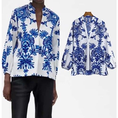 Klkxmyt Blue Blouses