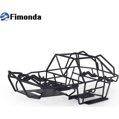 Metal chassis metal body cage full tube frame for 1/10 RC tracked vehicle axial SCX10 II 90046 90047 upgraded parts