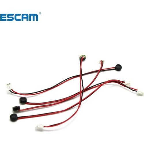 ESCAM Mini Mic Sound Monitor Audio Pickup Device High Sensitive Tiny Microphone for CCTV Security Camera CCTV Microphone