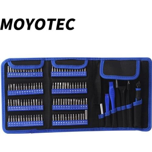 MOYOTEC 126Pcs Multi-functional Precision Telecommunication Repair Tools Magnetic Hand Tools Set For Mobile Phone Repair