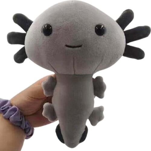 Cartoon Anime Axolotl Plush Toy Kawaii Soft Stuffed Animals plushie Toys Finger Doll Baby Sleeping Pillow Ragdoll Kids Girls Gif