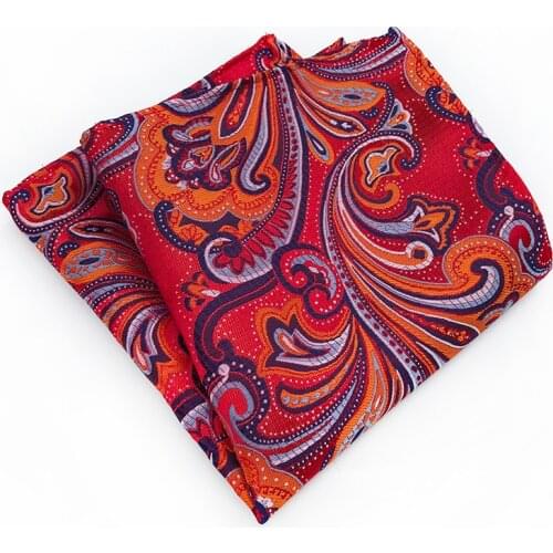 New High Quality Polyester Material Paisley Suit Pocket Towel Business Mens Accessories Pocket Towel Handkerchief