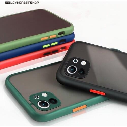 Shockproof Armor Case For Xiaomi Mi 11 Lite Poco X3 NFC M3 10T Pro Lite CC9 Redmi Note 10 9 8 Pro 9A 9S Soft Clear Hard PC Cover