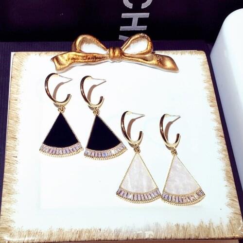 Luxury Super Shine AAA Zircon Earring for Women Charm Zirconia Drop Earring Wedding Engagement Jewelry Accessories Pendant Gift