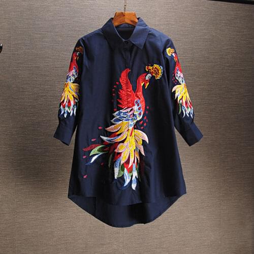 VANOVICH Women's Shirts With Embroidery