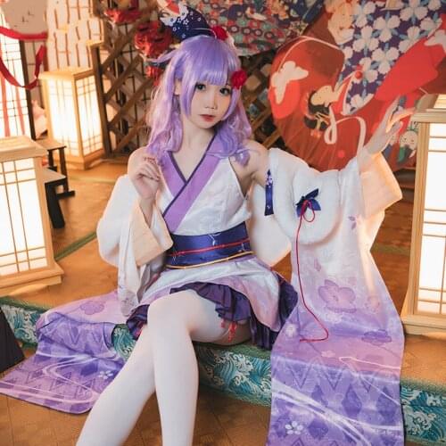 Anime Azur Lane Ayanami Unicorn Spring Kimono Party Dress Game Uniform Cosplay Costume Halloween Women Free Shipping 2020 New