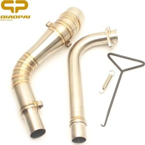 Motorcycle Exhaust Middle Link Pipe Escape Moto Slip-on Mid Connect Pipe Muffler For Yamaha Nmax 155 Nmax 125 2015 2016 2017