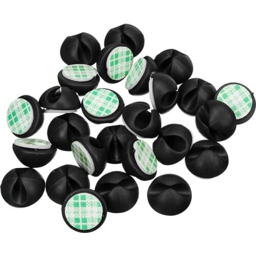 High Quality Car Data Cord Cable Mount Wires Fixing Clips Desk Wall USB Wire Cable Line Fastener Clip Organizer Auto Line Clips