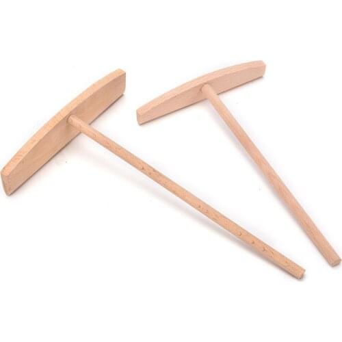 1 PCS DIY Wood Crepe Maker Pancake Batter Wooden Spreader Stick Home Kitchen Cooking Tools Kit