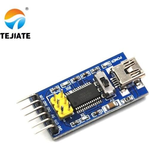 1PCS FT232 Reflesh Module FTDI BASIC Program Downloader Unit USB To TTL FT232RL Supports 3.3V 5V With ISP Yellow Pin