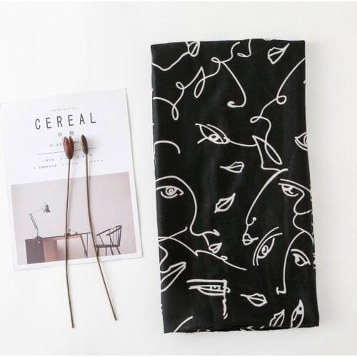 2018 Fashion Abstract Eye Print Scarves And Shawls Women Fashion Wrap Hijab Muffler Free Shipping