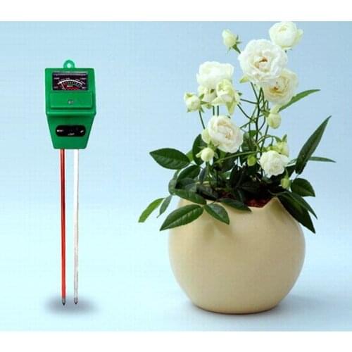 2PCS 3 in 1 humidity PH light tester meter battery soil moisture analyzerPlant Flowers Soil PH Tester meters