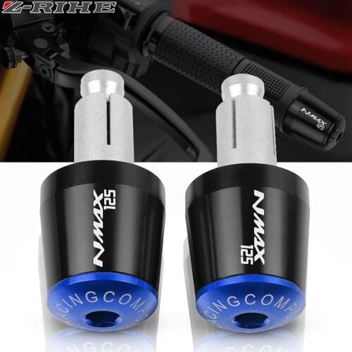 Motorcycle Accessories 7/8" 22MM Handlebar Hand Grips Handle Bar End Cap For YAMAHA NMAX 155 NMAX155 NMAX 125 NMAX125 2015-2017