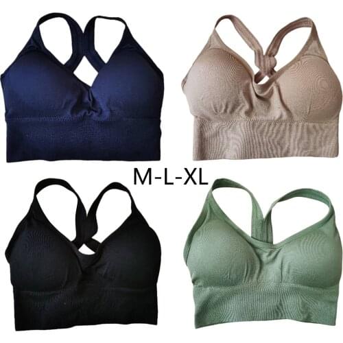 Women Sports Bra Female Fitness Gym Bra Push Up Crop Top Hollow Breathable Top Sexy Running Yoga Bra Athletic Sportswear M/L/XL