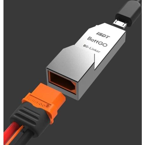 FATJAY ISDT BG-Linker BattGO Smart Lipo Battery Linker Adapter for RC Rechargable Plug Converter USB Cable Charging