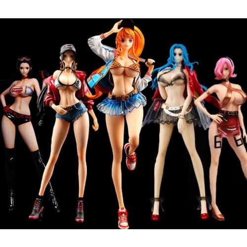 One Piece Anime Figure GK Hancock/Robin/Nami/Vivi/Reiju One Piece Action Figure Sexy Girl Anime Statue Boxed Model Toy Doll Gift