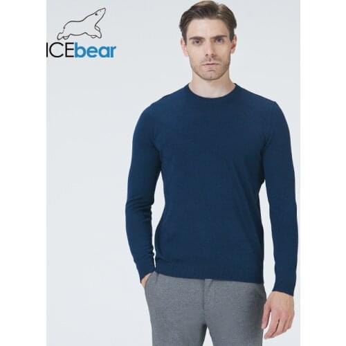 Icebear 2021 casual mens sweater o-neck slim fit knitwear autumn mens sweaters fashion brand mens clothing 8832