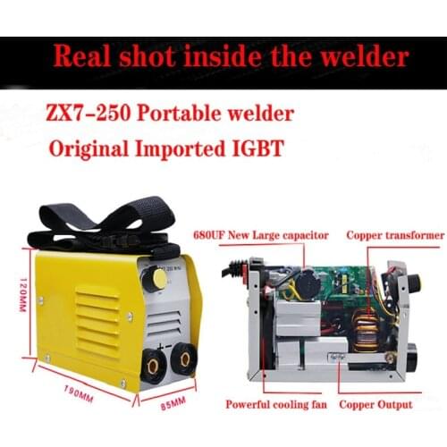 DC Inverter MMA welding machine ARC250 (ZX7-250) IGBT welder, Free shipping, Wholesale & retail