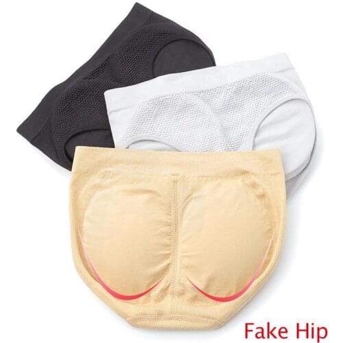 Women Booty Lifter Underwear Sexy Butt Panties Padded Enhancers Briefs Seamless Nude Black Fake Ass