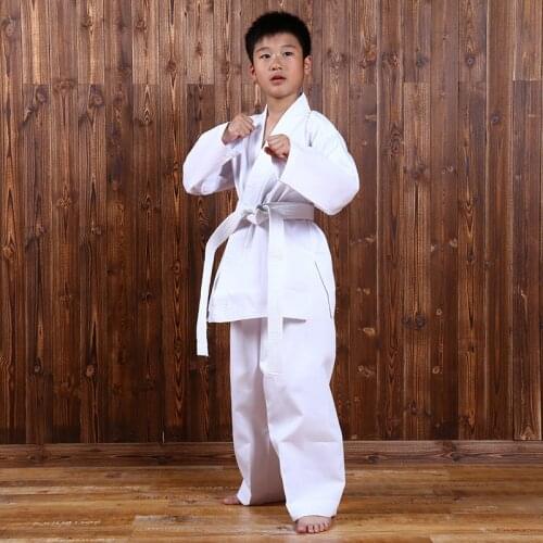 New Karate Clothes Season Taekwondo Costume Childrens Judo Sports Training Suit Explosion Fitness Clothes Sports Taekwondo