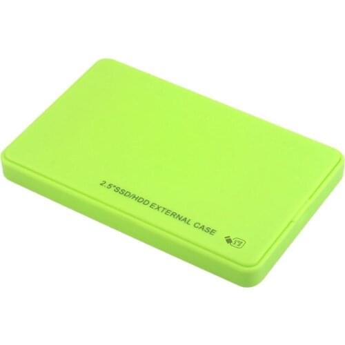 New 2.5 hdd case usb 3.0 to SSD External Case 5Gbps Mobile Hard Disk Box for Laptop Black Blue White Pink hdd docking station