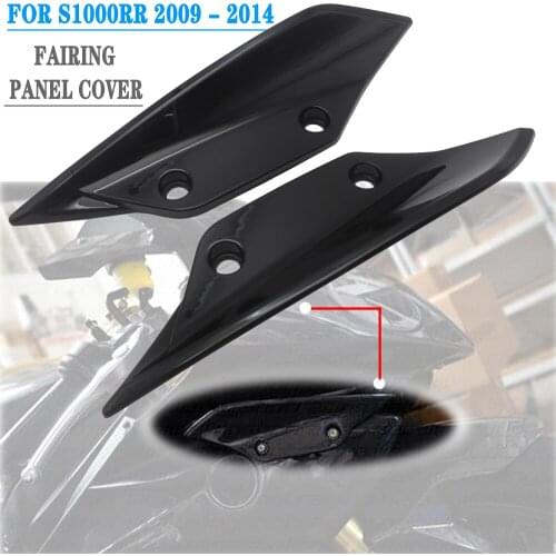 Front Fender Spoiler Winglets Fairing Panel Cover Case Side Wing For BMW S1000RR 2009 - 2014 S1000RR HP4 S 1000 RR Carbon Fiber