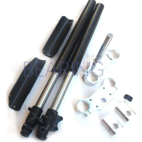 710MM Front Inverted fork shock absorption 45MM/48MM for Chinese Dirt pit bike CRF KLX with protector Cover