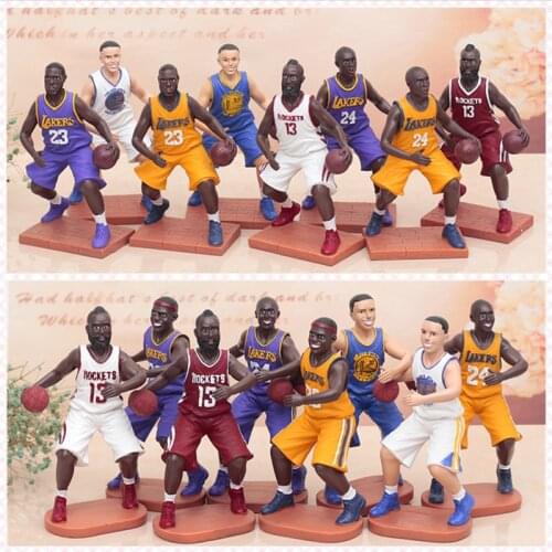 Send Boys Birthday Gift Star NBA Basketball Star Figure Doll Ornaments Resin Crafts Table Decorations Gift Bedroom Studio