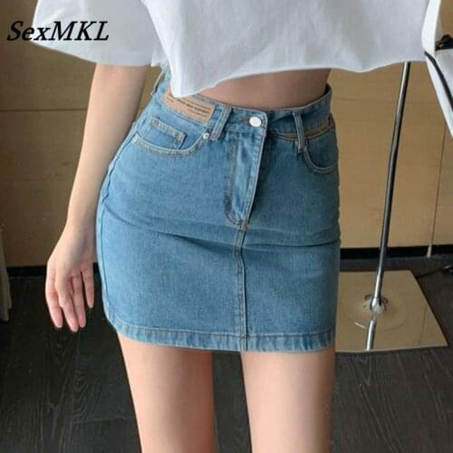 SexMKL Denim Skirts For Women