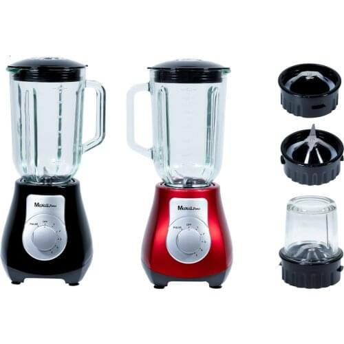 Tumbler blender with electric grinder 800W jug 1,5L crystal colors guarantee MP-BV105XL
