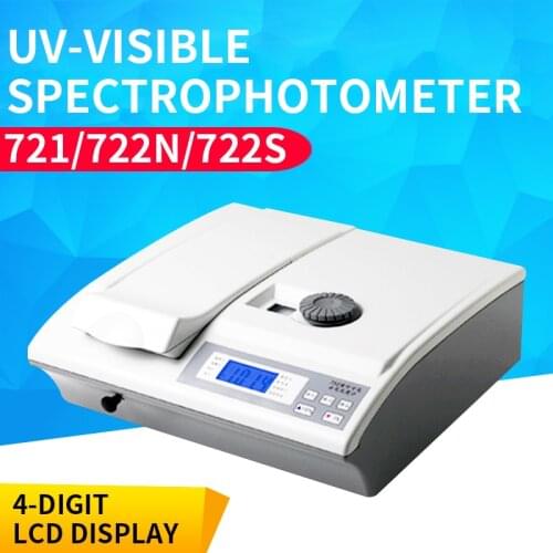 Visible Spectrophotometer Tester 721/722N/722S Visible Spectrophotometer Photometer Machine Professional Experimental Instrument