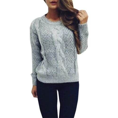 2021 Sweater Women Autumn And Winter Sweaters Thick Twist Pullovers Hot Sell Europe And The United States Vestidos MMY69182