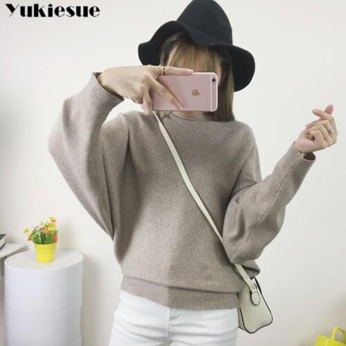 Sweater woman bawting long sleeve winter 2019 cardigan womens sweater shirt ladies pullover sweaters for women plus size