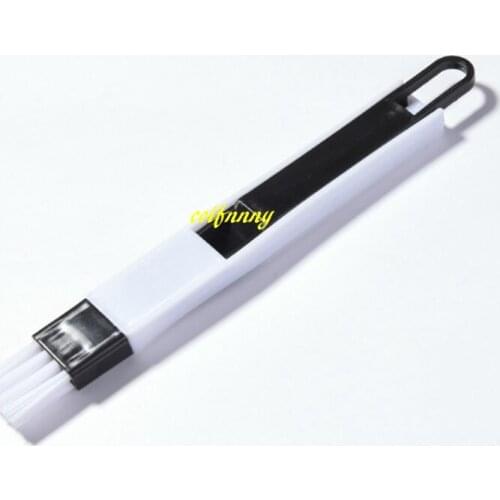 200pcs/lot Fast shipping Colorful 2 in 1 Polished Window Track Cleaning Brush Keyboard Nook Cranny Dust Shovel