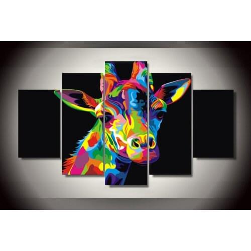 5 Panel Canvas Painting modern home decorative Printed Painting on canvasl Wall art Framed Art HG-1012