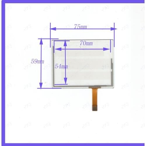 75*59mm 5lines For Car DVD touch screen panel this is compatible TouchSensor FreeShipping