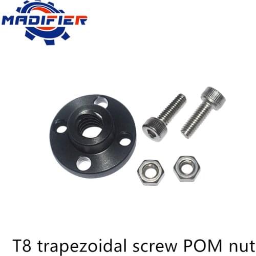 3D printer accessories X axis Y Prusa I3 MK2 MK3 trapezoidal screw POM nut T8
