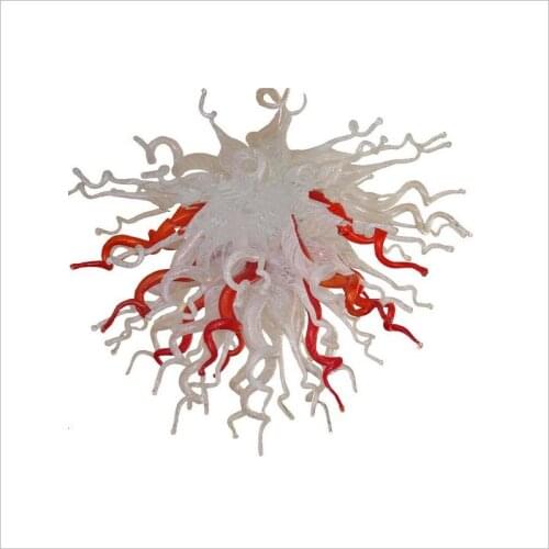 Big Sale Chihuly Style Chandelier Art Design Frosted Blown Glass Air Shipping AC Led Bulbs 120v/240v Large Villa Light