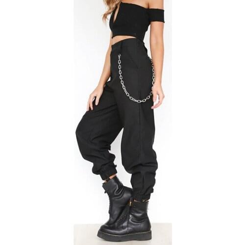 Womens pants Street Style Cargo Pants cargo pants Loose Straight Leg Lounge Lounge with High Waist Bundle Y2K pants for women