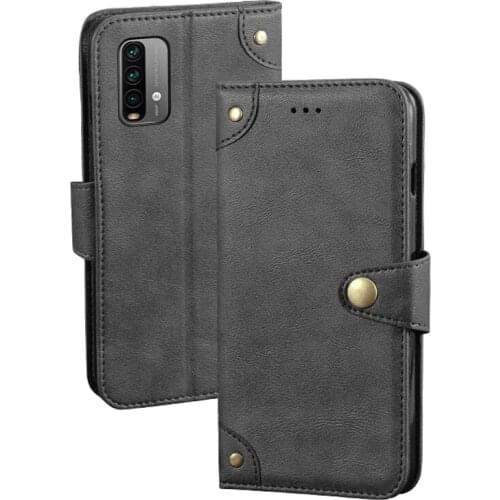 Itgoogo Case For Redmi 9T Hight Quality Flip Leather Cover For Redmi 9T Wallet Phone Case Coque